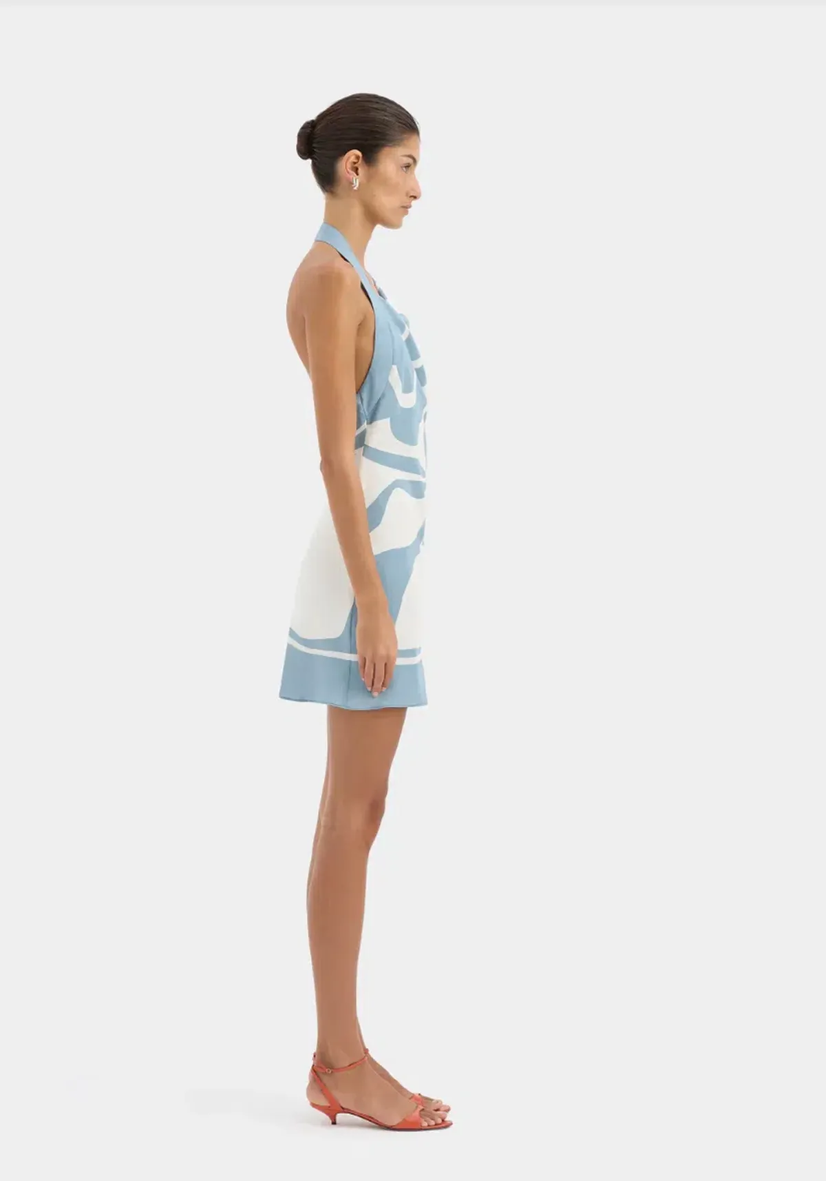 Sir Lilou Halter Mini Dress sz 8 - Image 4