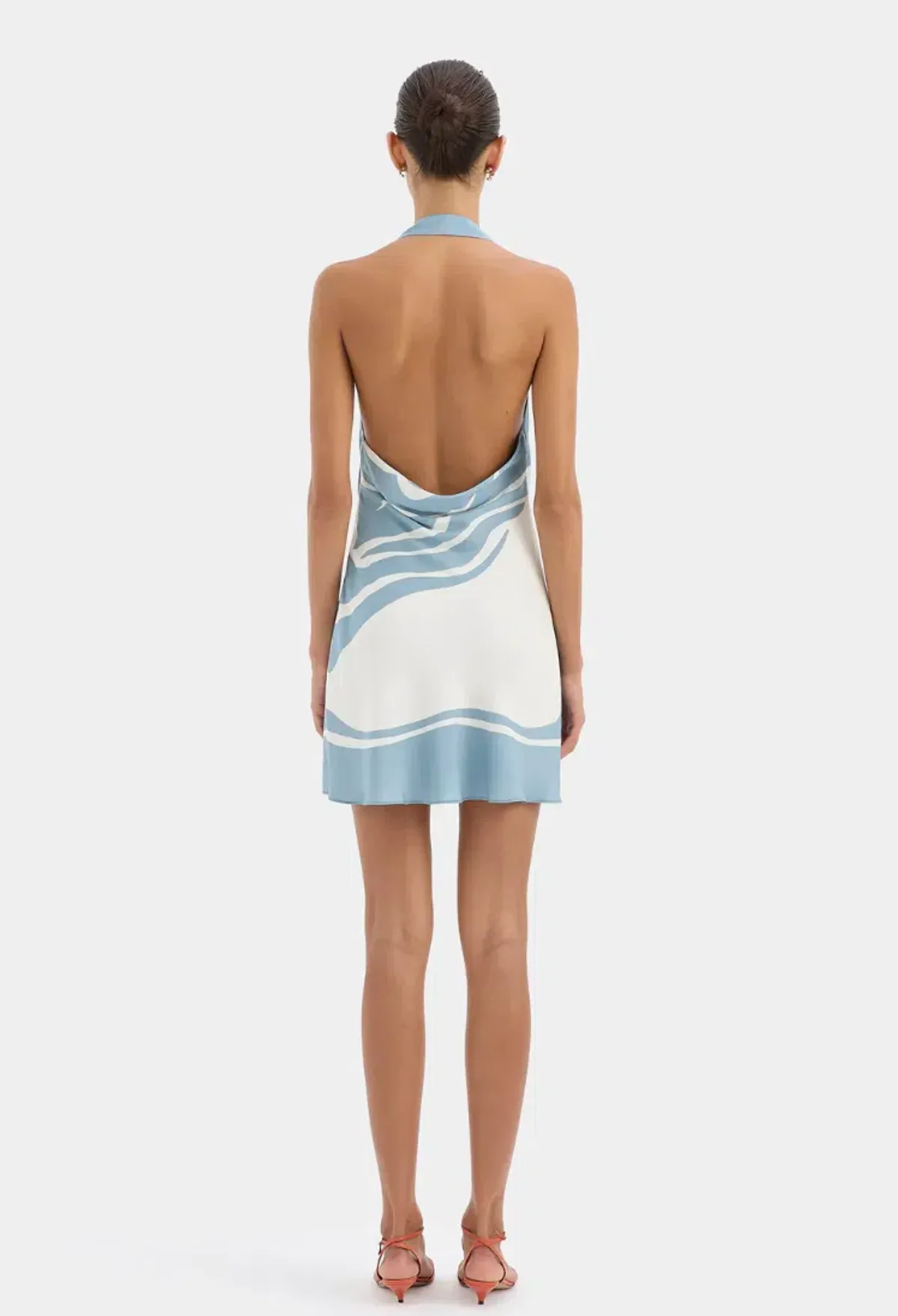 Sir Lilou Halter Mini Dress sz 10 - Image 3