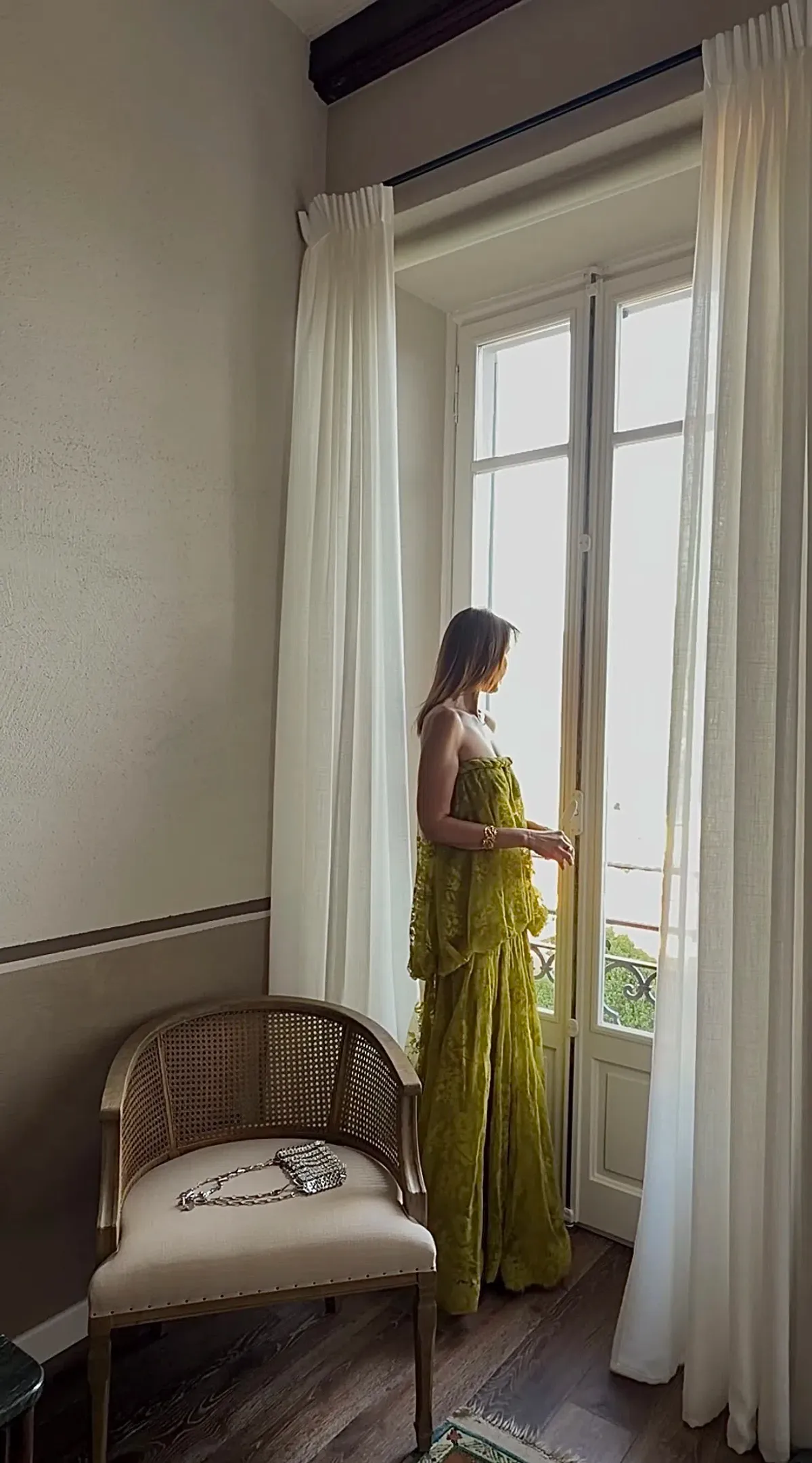 Zimmermann green lace gown  - Image 1