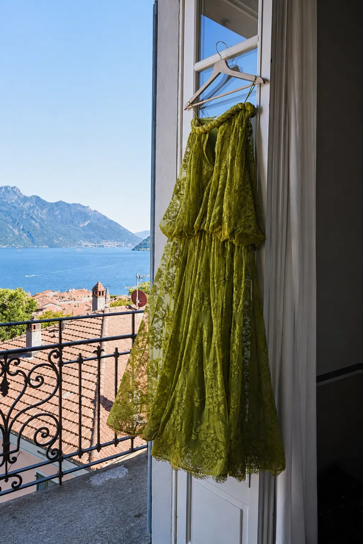 Zimmermann green lace gown  - Image 4