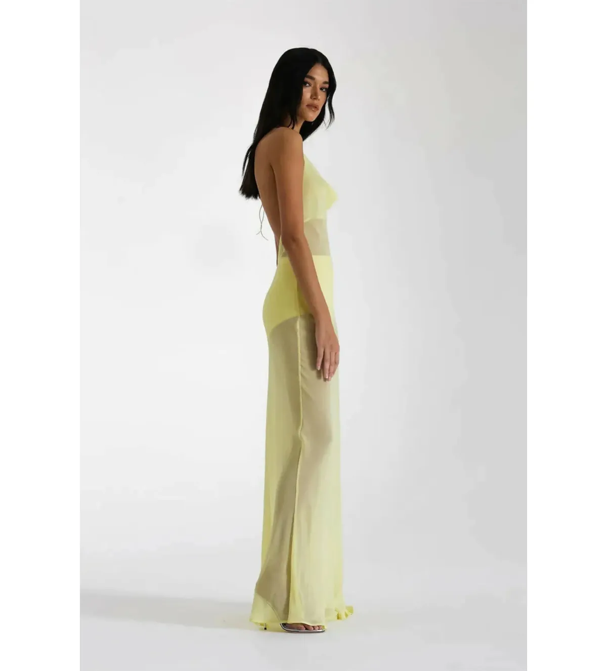 Natalie Rolt Ariana Maxi Dress Yellow Size 1 / AU 8 - Image 3