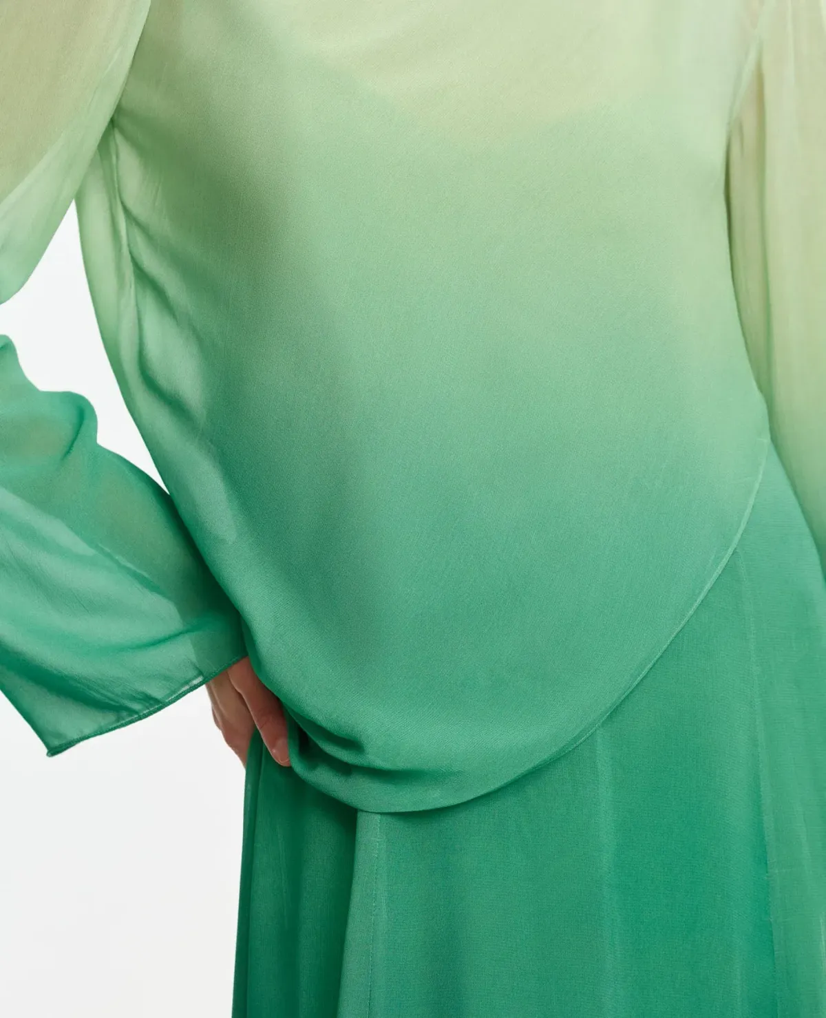 Acler Bridle Maxi Dress Green Size 10 - Image 3