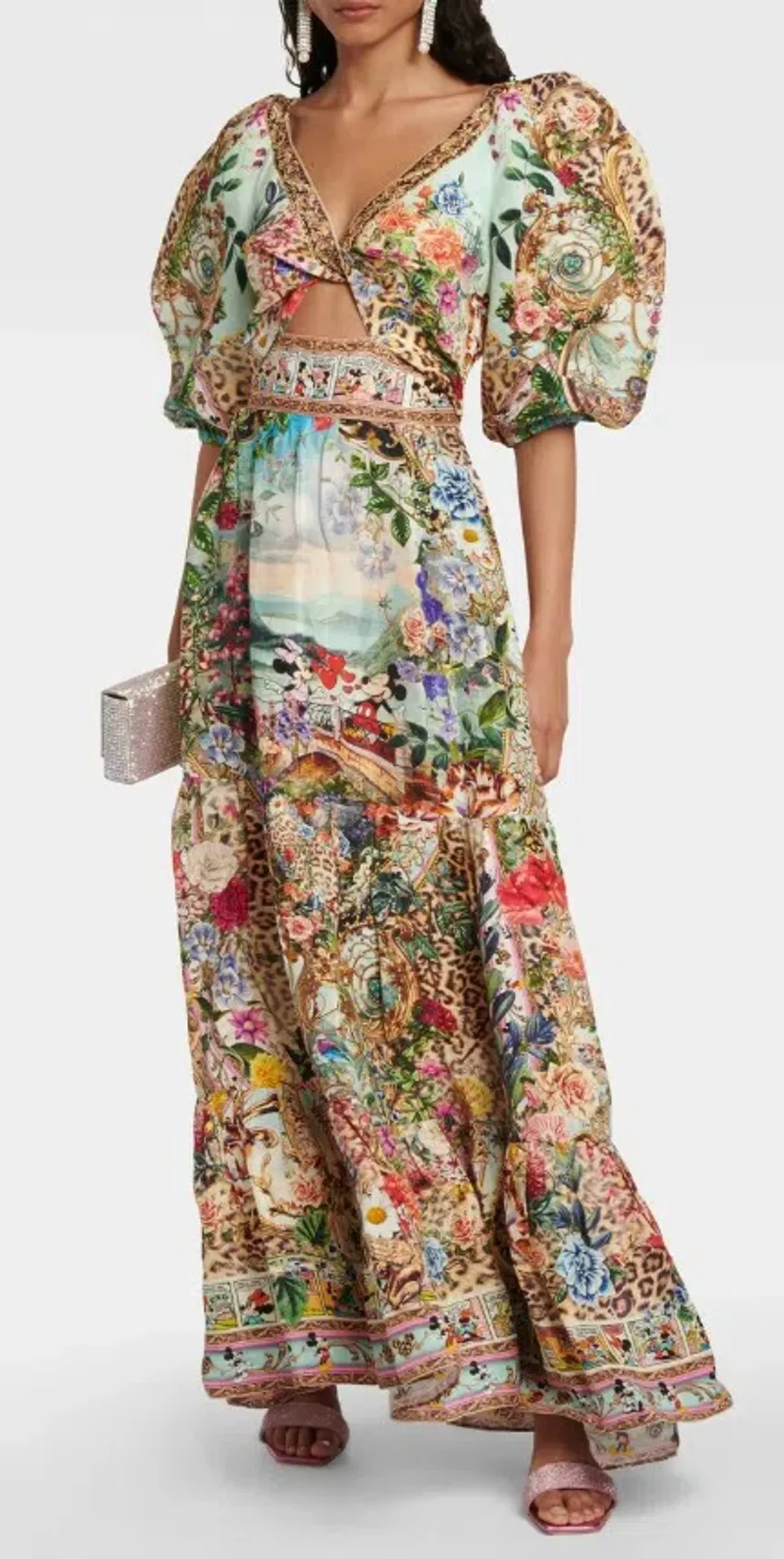 Camilla x Disney Mickey Takes A Trip Maxi Dress size M - Image 5