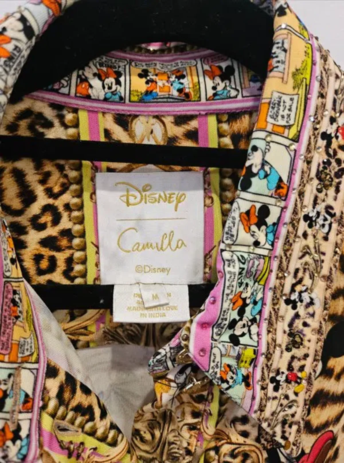 Camilla x Disney Mickey Mania Dress Shirt Size M - Image 3