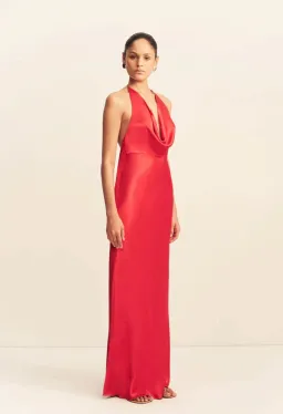 Shona Joy Halter Low Cowl Maxi Dress Size 6 for rent on The Volte - image 3