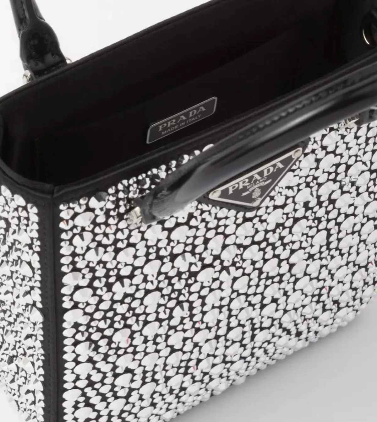 Prada Mini Tote with Crystals - Image 3