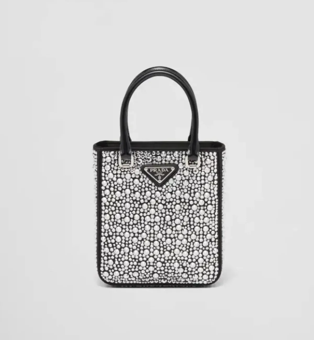 Prada Mini Tote with Crystals - Image 1