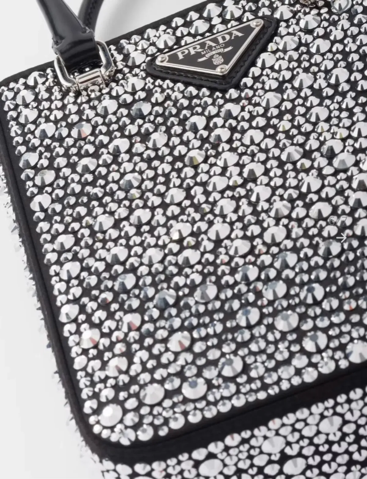 Prada Mini Tote with Crystals - Image 4
