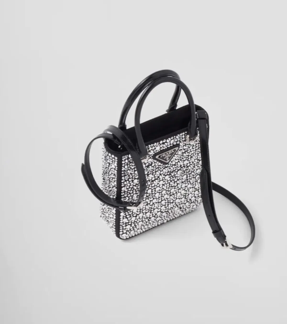 Prada Mini Tote with Crystals - Image 2