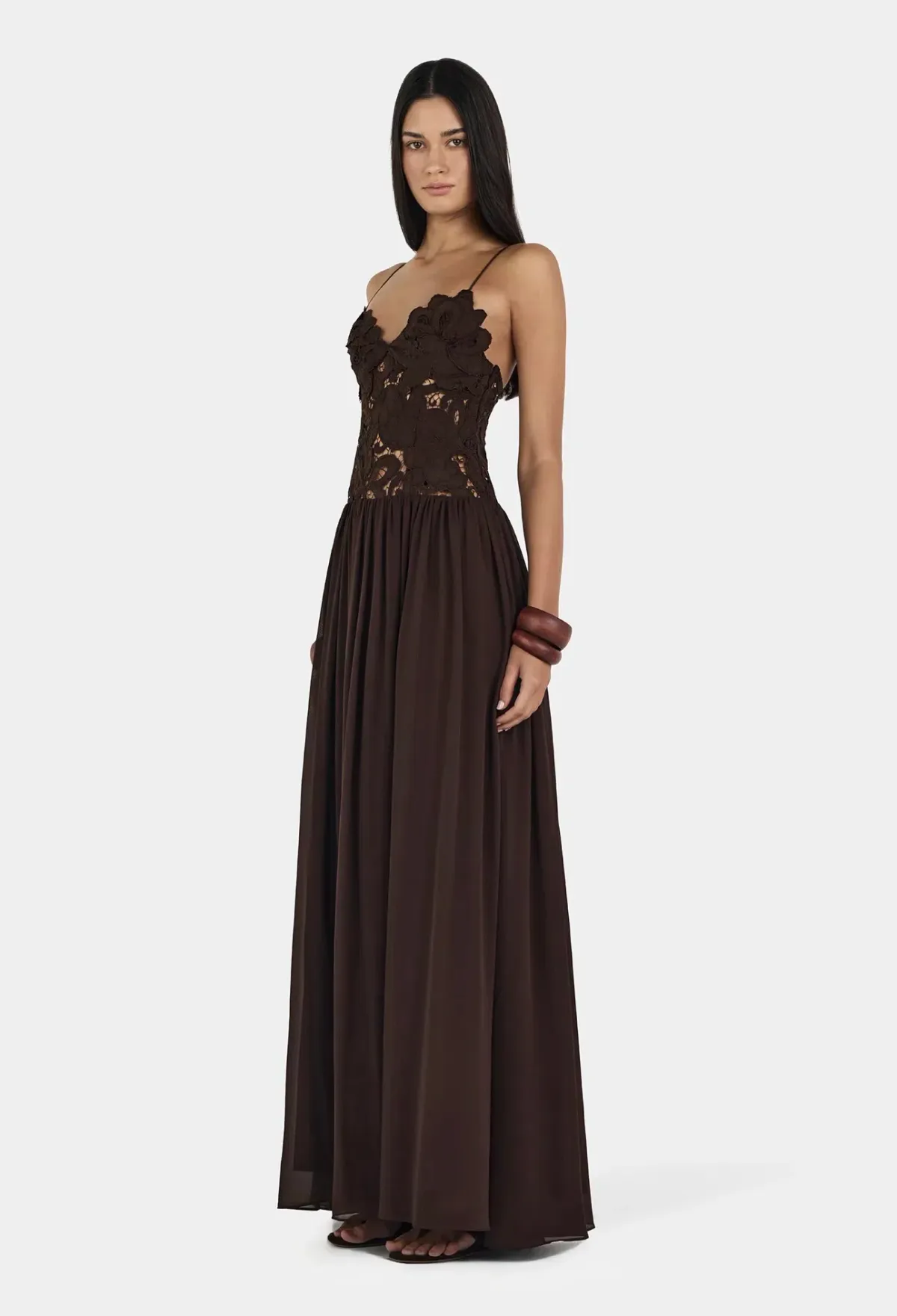 Hansen and Gretel Stephanie Dress size 8 Cedar Brown - Image 3
