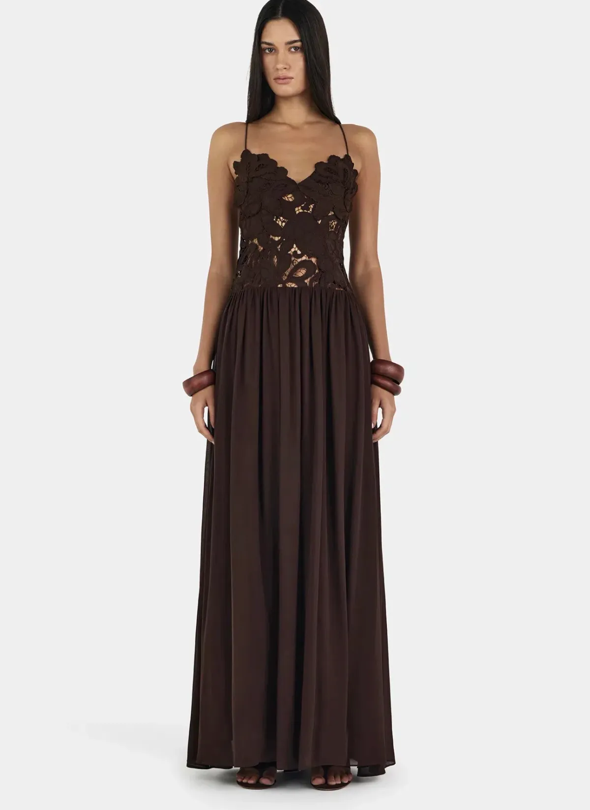 Hansen and Gretel Stephanie Dress size 8 Cedar Brown - Image 2