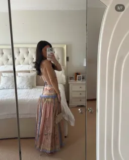 ZIMMERMANN INDRA PLUNGE HALTER MAXI DRESS for rent on The Volte - image 2