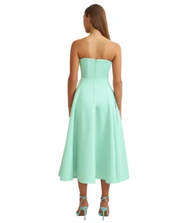 By Johnny Sky Flower Strapless Dress Size 12 for rent on The Volte - image 3