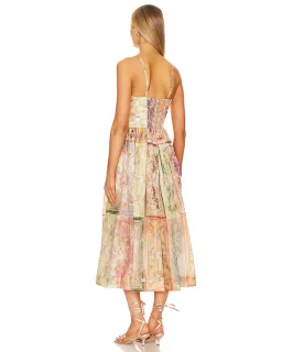 Zimmermann August Tie Front Midi Dress Size 3/ AU 14 for rent on The Volte - image 2