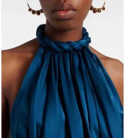 Zimmermann Alchemy Halter Maxi Dress in Sailor Blue Size 0/AU8 for rent on The Volte - image 3