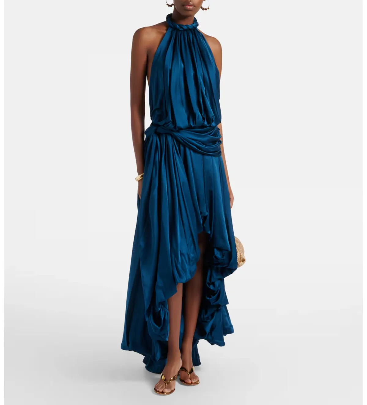 Zimmermann Alchemy Halter Maxi Dress in Sailor Blue Size 0/AU8 - Image 1