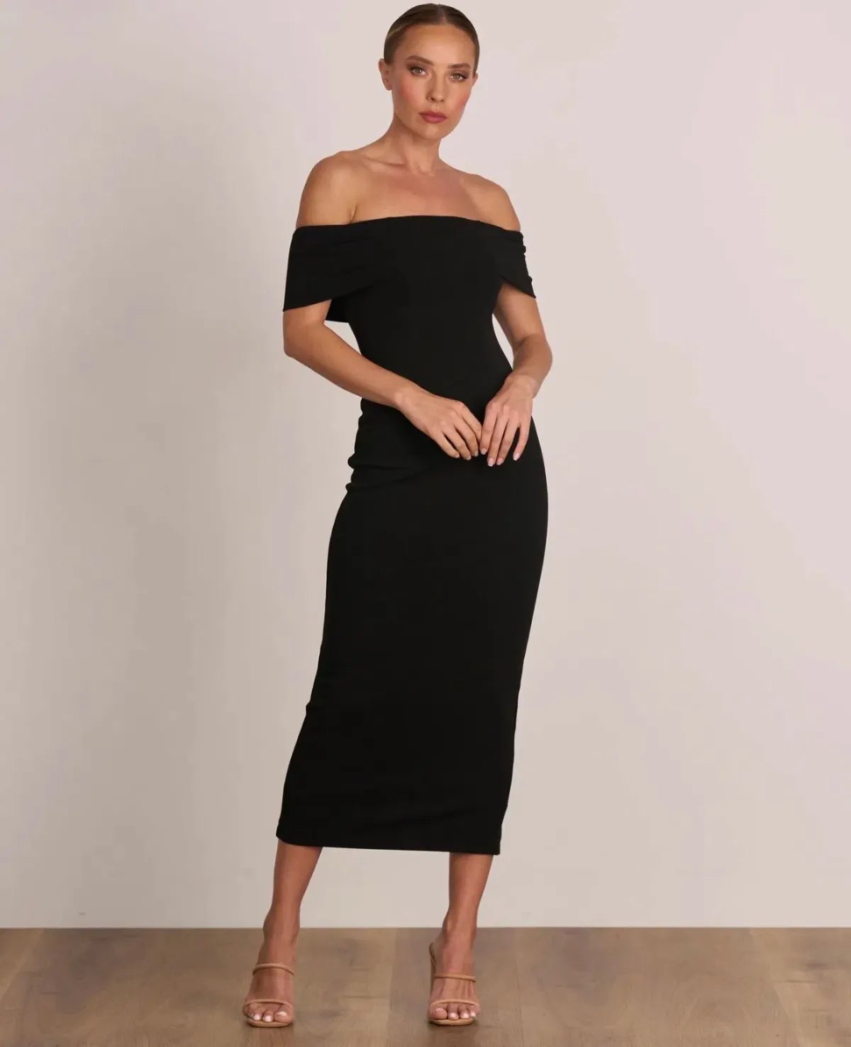 PASDUCHAS DASH BLACK MIDI DRESS SIZE 8  - Image 4