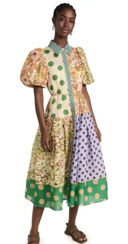 Alemais Finn Shirtdress Print Size 8 for rent on The Volte - image 3