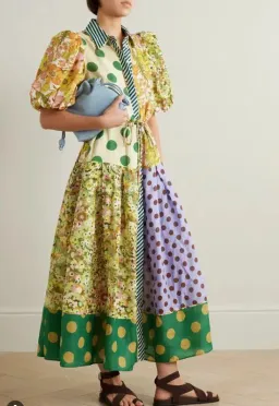 Alemais Finn Shirtdress Print Size 8 for rent on The Volte - image 1