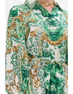 Camilla Waist Tie Shirt Dress XXS Corridor Of Calm for rent on The Volte - image 5
