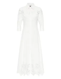 Moss & Spy Lyla Shirt Dress Size 16 AU White for rent on The Volte - image 5