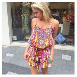 CAMILLA | Child's Play Shoestring Pink Print Playsuit | Size 8 SOLD OUT for rent on The Volte - image 1