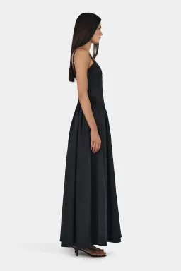 HANSEN + GRETEL Cami Taffeta Gown Black for rent on The Volte - image 4