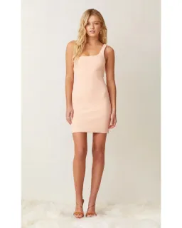 Bec & Bridge Ruby Mini Dress Pale Peach Size AU 6 for rent on The Volte - image 1