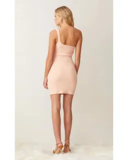 Bec & Bridge Ruby Mini Dress Pale Peach Size AU 6 for rent on The Volte - image 2