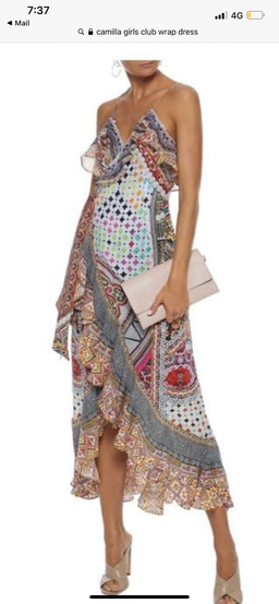Camilla wrap dress  for rent on The Volte - image 1