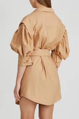 Acler Kindsway Dress Brown Size 10 for rent on The Volte - image 3