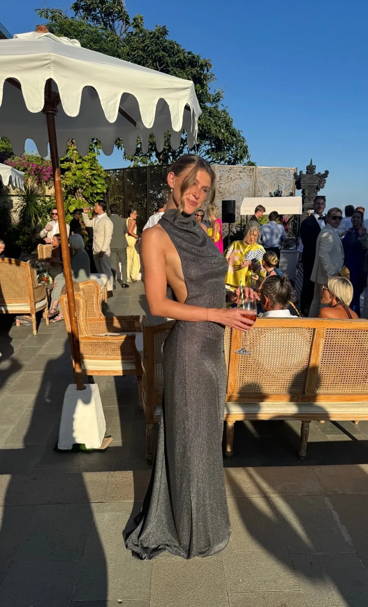 Romy Dress in Chrome Metalic / XS - Image 1