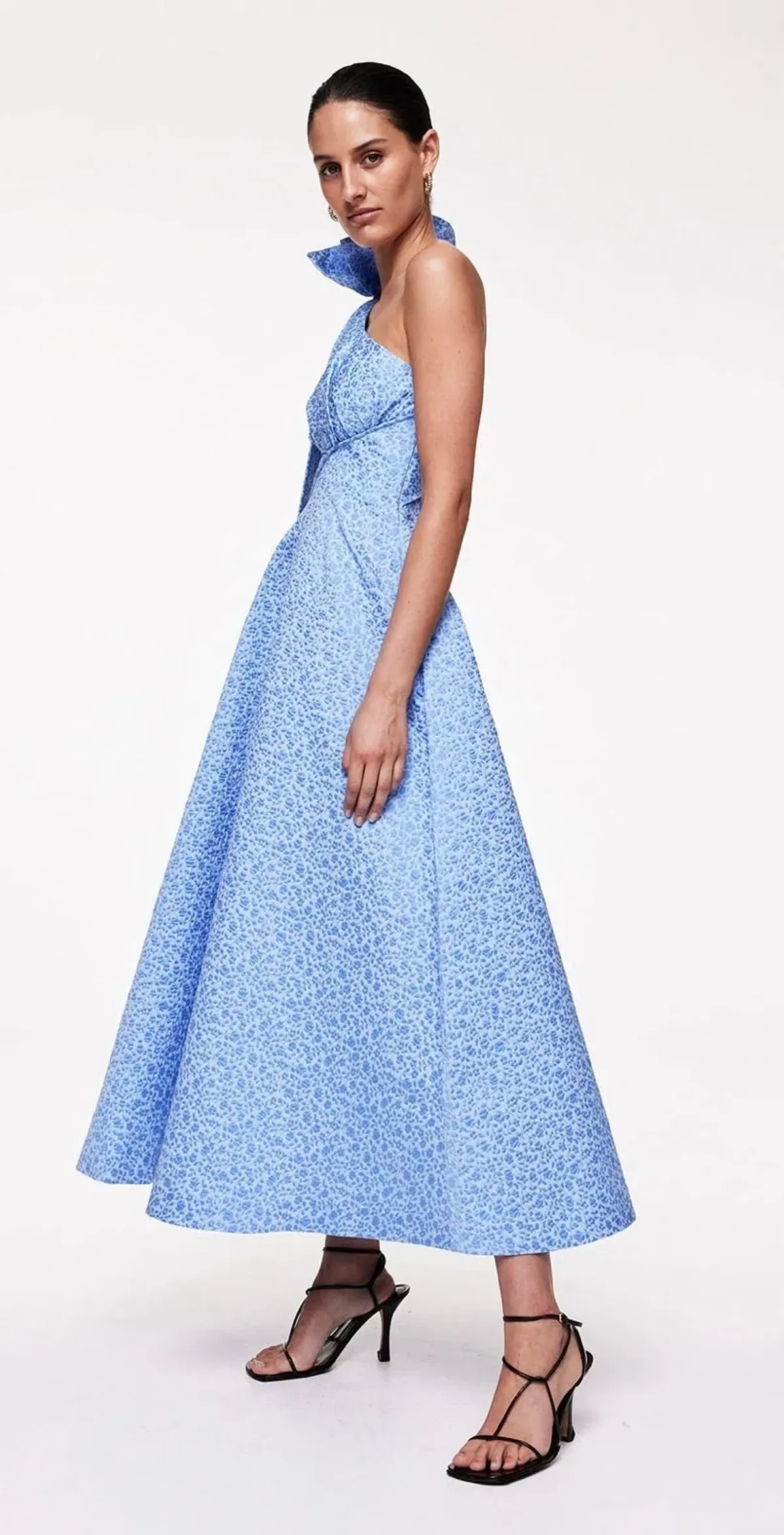 Rachel Gilbert Emiliano Dress size 4 / 14 Malea Blue - Image 4