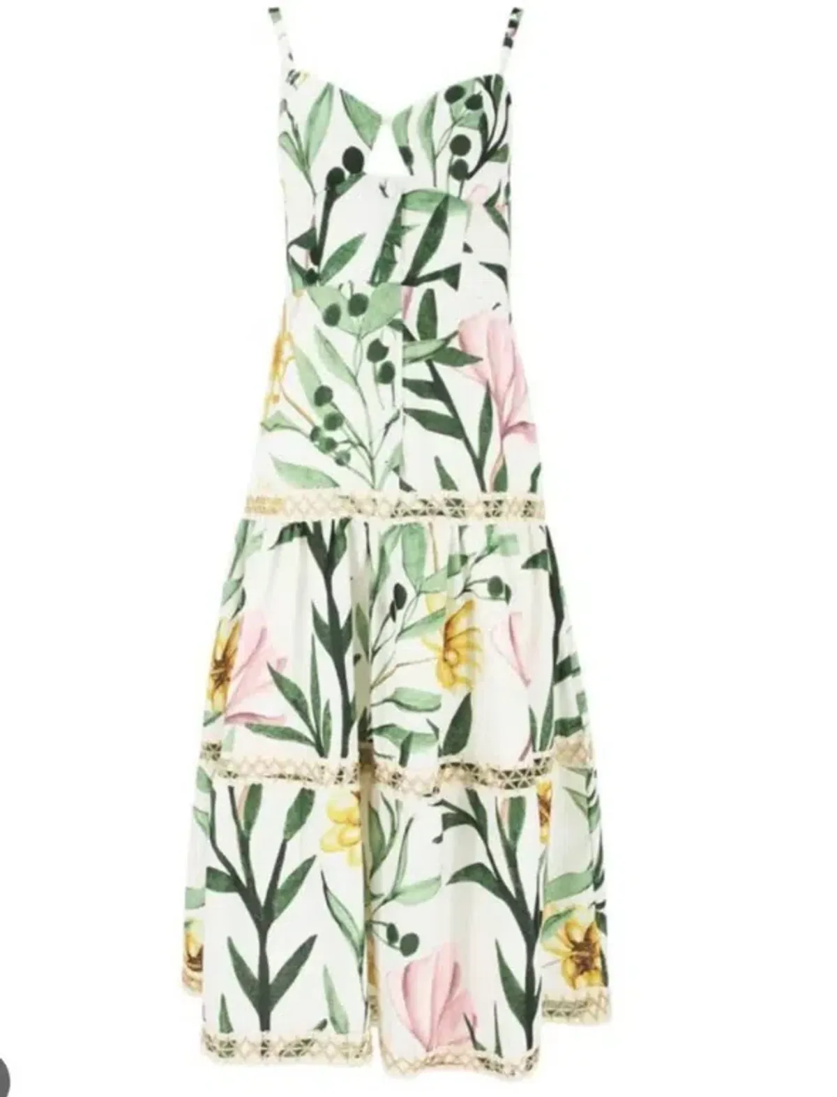 PatBo Jasmin Jute Trim MIDI Dress Size US 12 - Image 2