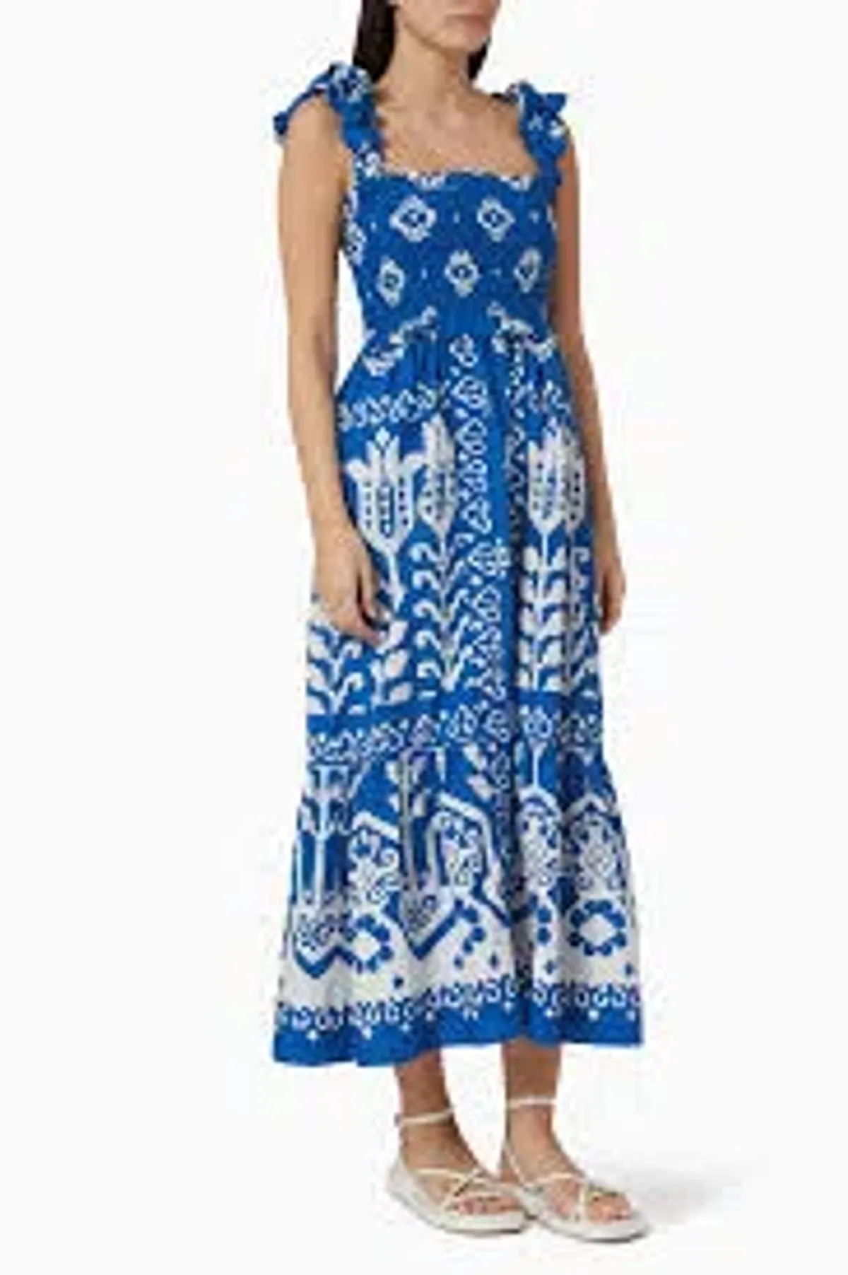 This Sea New York Sonia Smocked Dress L - Image 3