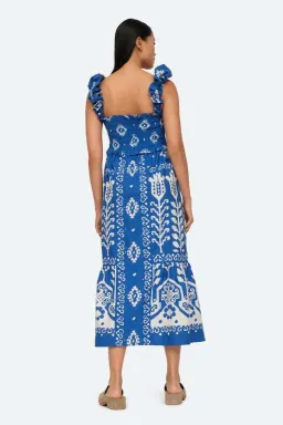 This Sea New York Sonia Smocked Dress L for rent on The Volte - image 4