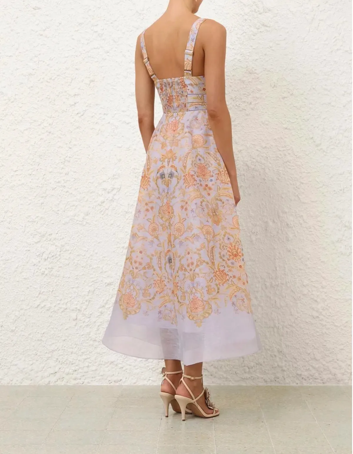 Zimmermann Valiant Draped Picnic Dress - size 1 - Image 3