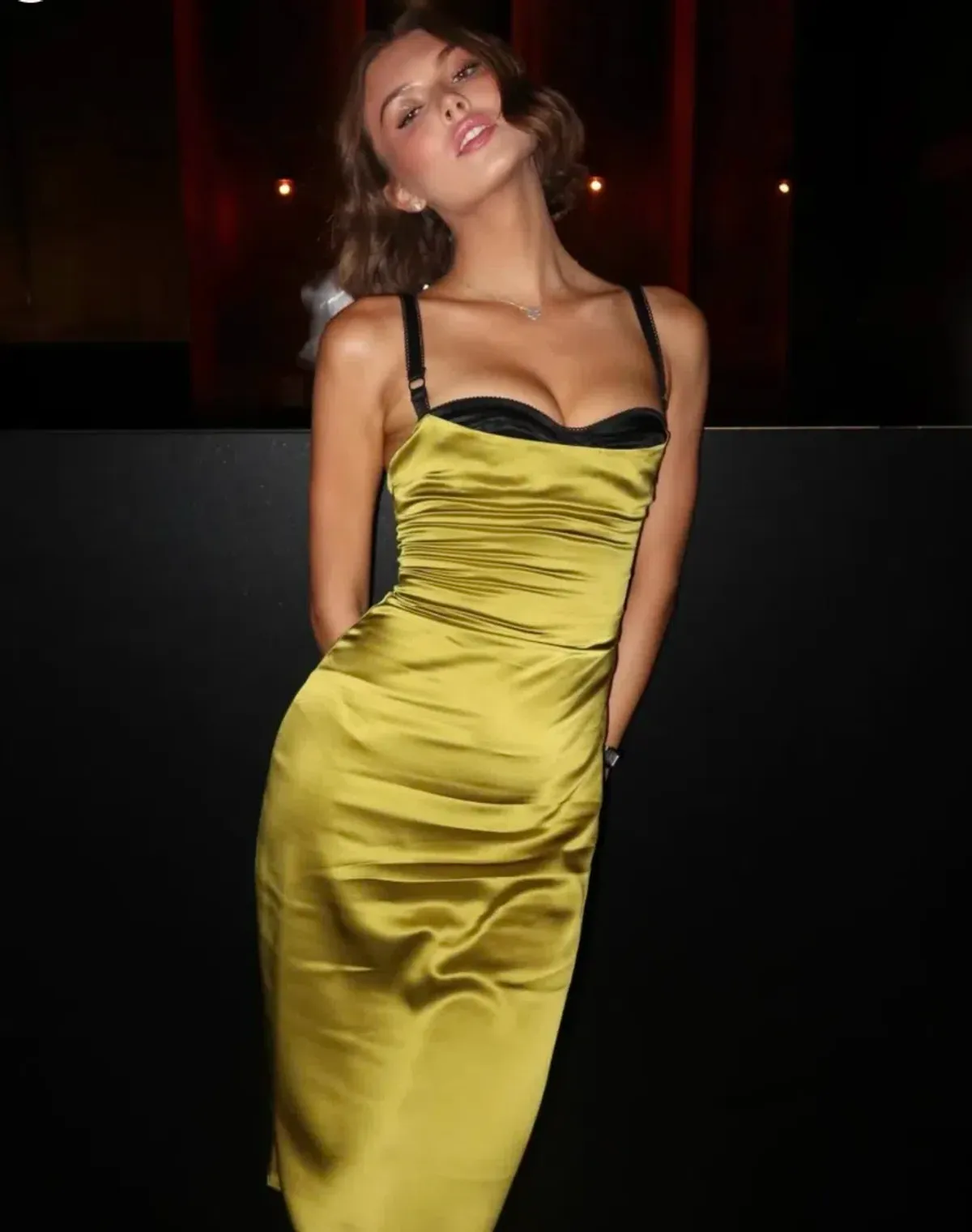Khy Silk Bustier Midi  - Image 1
