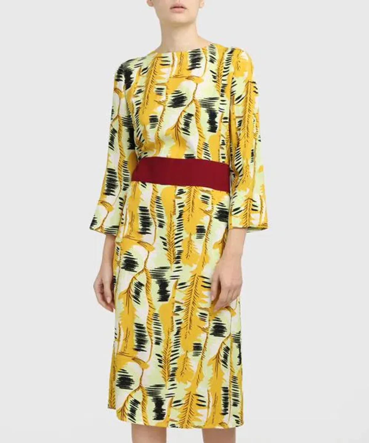 Marni multicoloured maxi dress in a vibrant yellow & red palette. Made in Italy  Size 42   - Image 1
