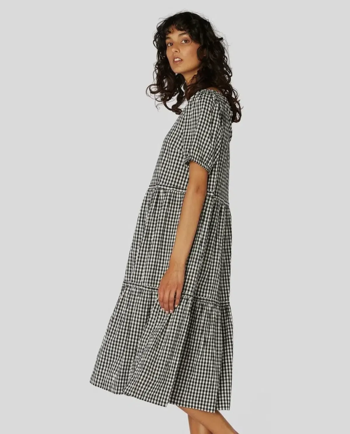 GORMAN “Checkmate” Cotton Dress Size 8 - Image 2