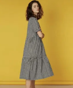 GORMAN “Checkmate” Cotton Dress Size 8 for rent on The Volte - image 3
