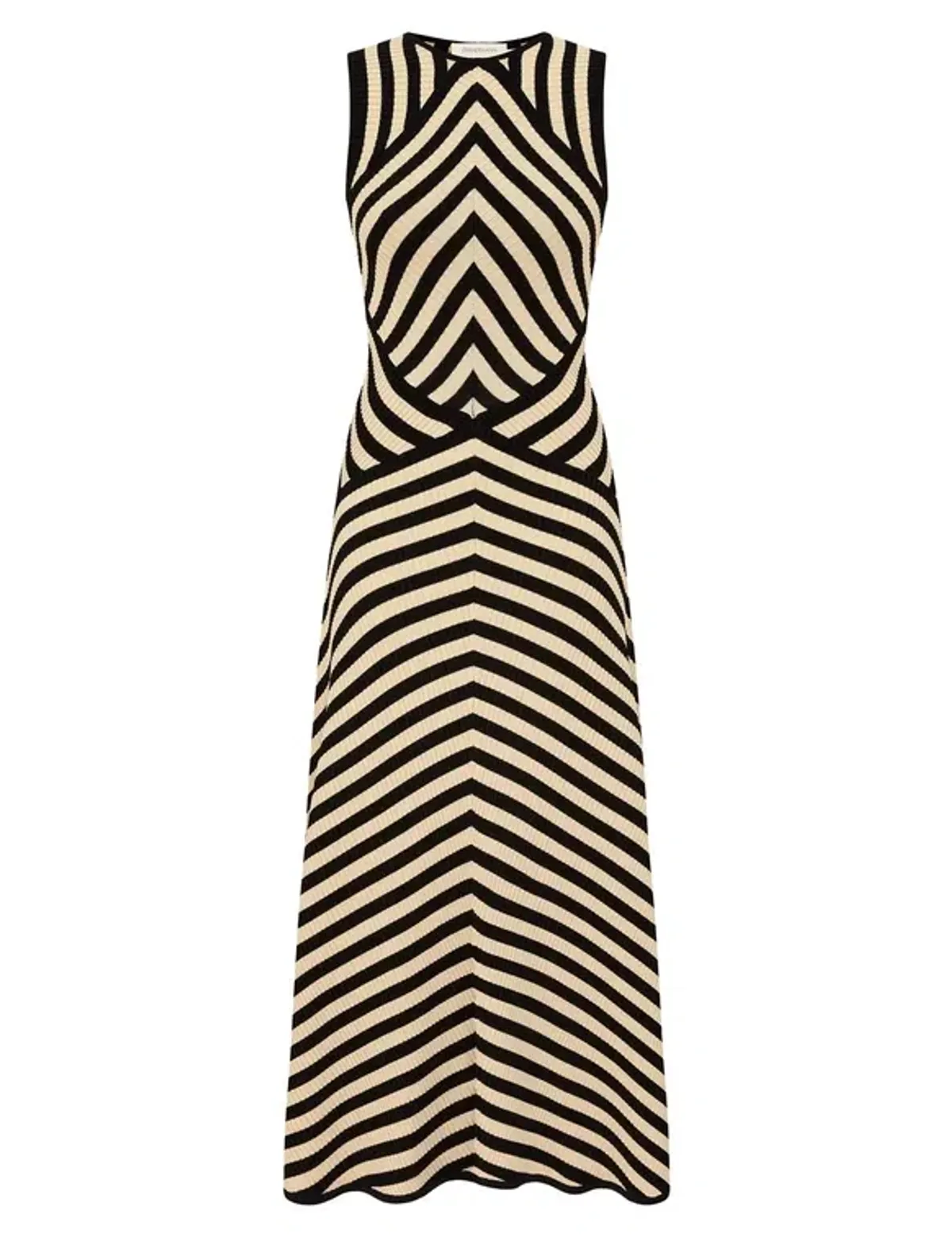 Zimmermann Valiant Deco Stripe Midi Dress Size 1 - Image 5