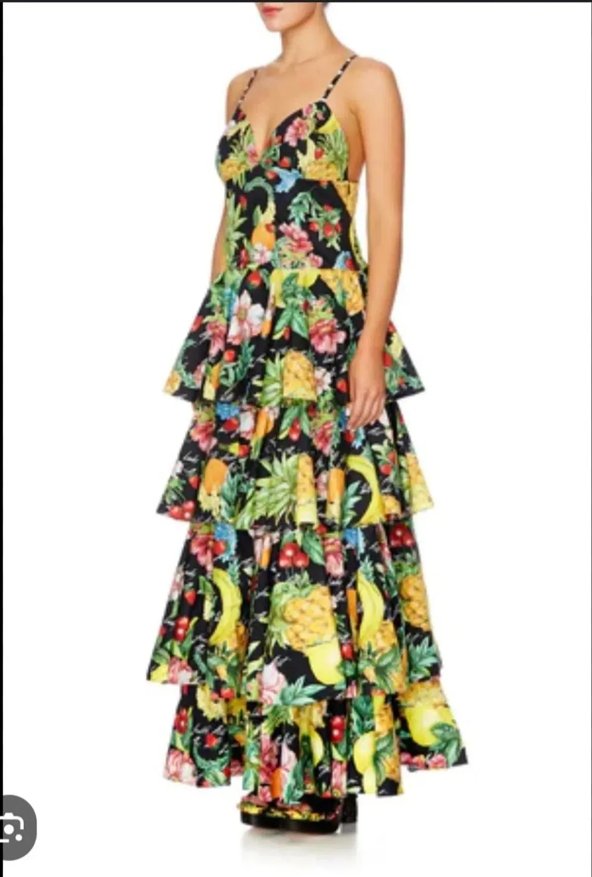 Camilla "Call Me Carmen" Gathered Tiered Maxi Dress  - Image 6