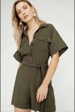 Sheike Rivalry Playsuit Khaki Size 12 for rent on The Volte - image 1