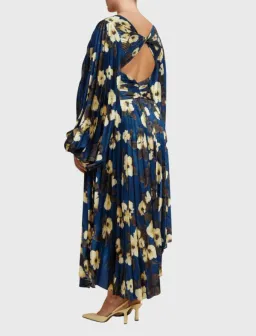Acler Palms Long Sleeve Midi Dress size 16 for rent on The Volte - image 5
