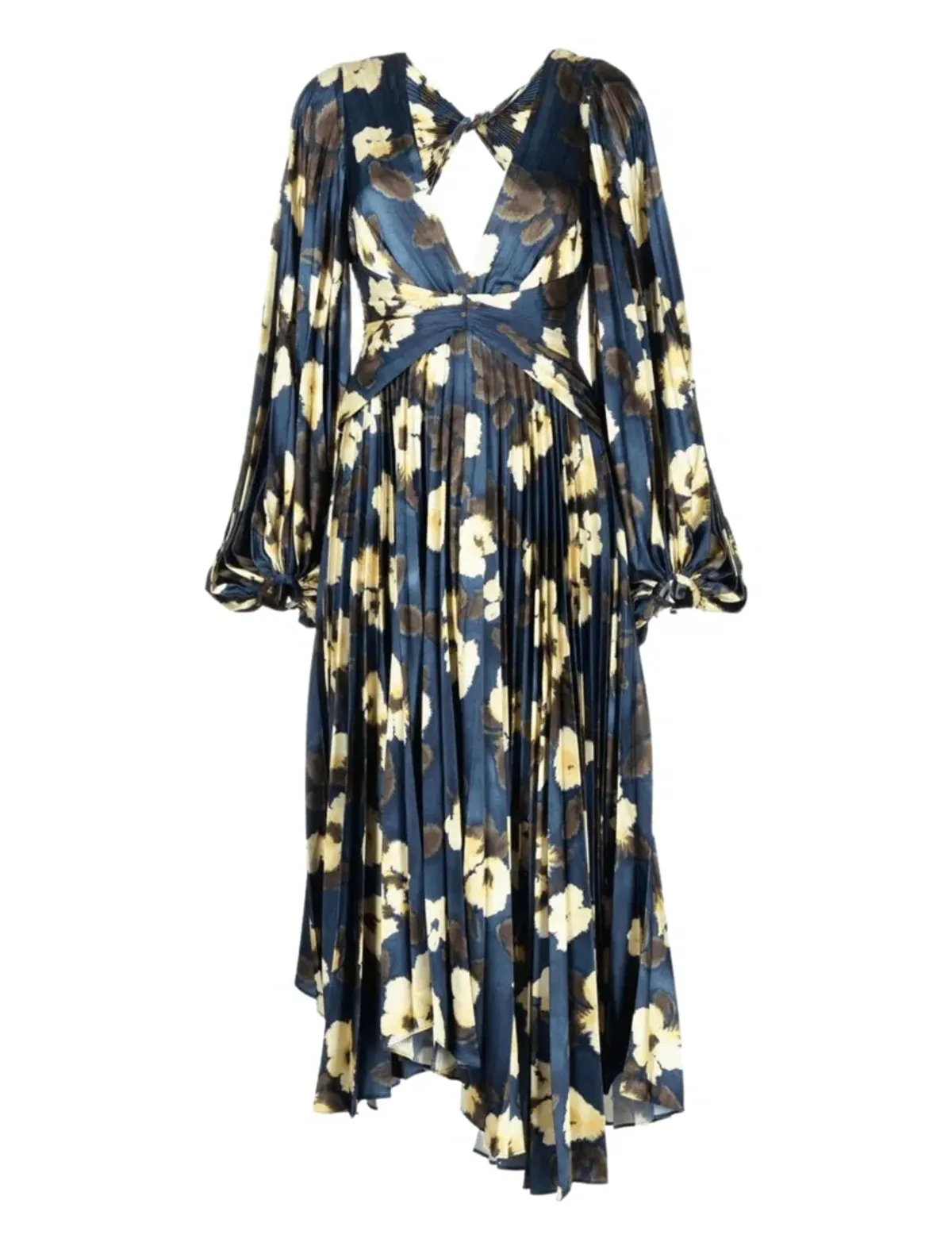 Acler Palms Long Sleeve Midi Dress size 16 - Image 3