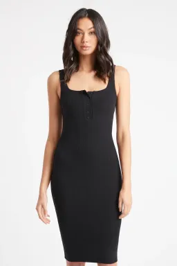 Kookai Meghan Tank Dress Black Size 34  for rent on The Volte - image 2