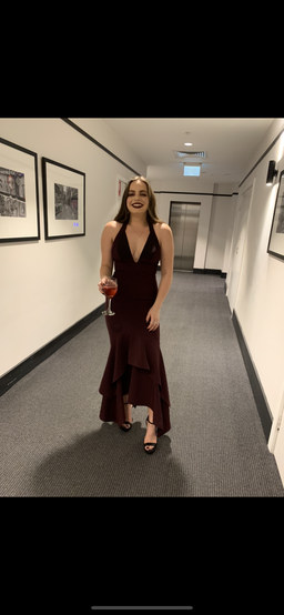Sheike Wine Dress  for rent on The Volte - image 1