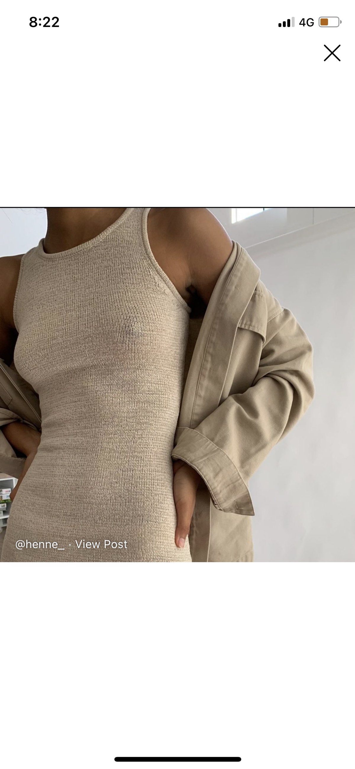 HENNE AGNES MIDI IN NUDE SIZE 6 - Image 3