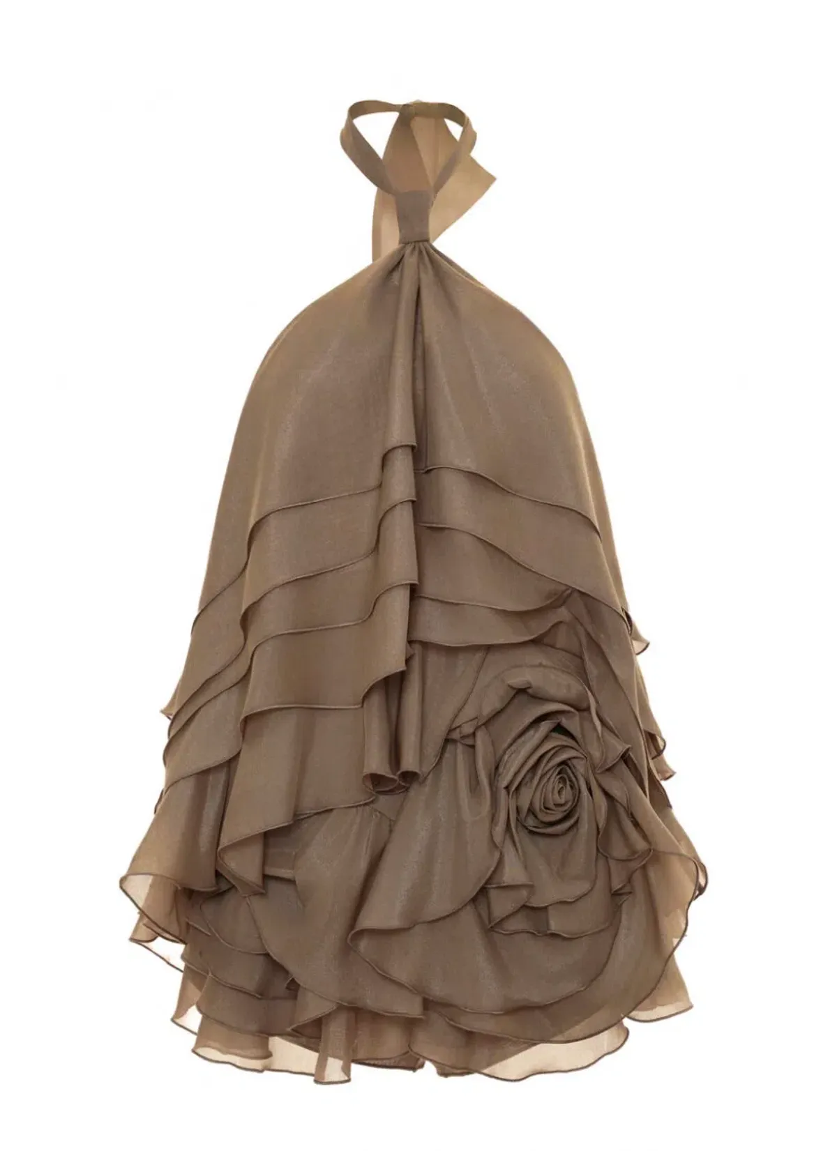 Datt official sunrose ruffle dress brown  - Image 2